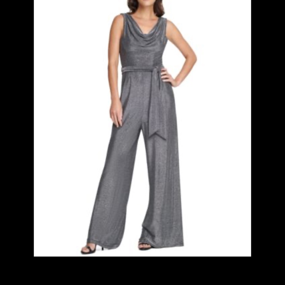 Elegant Vince Camuto Silver metallic jumpsuit